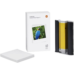 Фотобумага Xiaomi Instant Photo Printer 1S Set Paper 3 (40 листов) BHR6756GL
