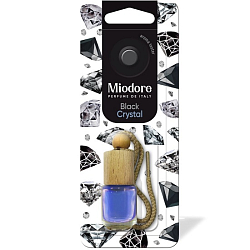 Ароматизатор MIODORE  - BLACK CRYSTAL флакон с дер.крышкой