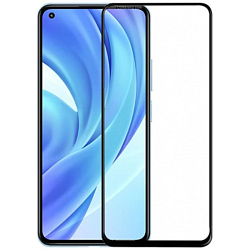 Противоударное стекло 5D ZIBELINO для Xiaomi Mi 11 Lite черное