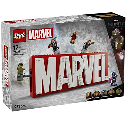 Конструктор LEGO Super Heroes 76313 Логотип и минифигурки MARVEL