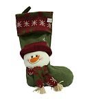 Новогодний носок BEBELOT Holiday "Санта/снеговик" (46 см)