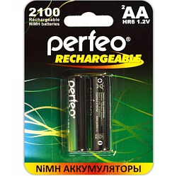 Аккумулятор PERFEO R06 2100mAH BL-2 (2/60/240)