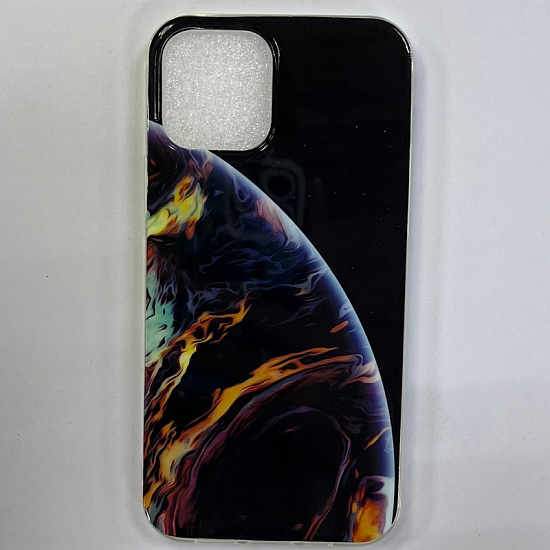 Задняя накладка NONAME для iPhone 12/12 Pro с рисунками (МИКС)
