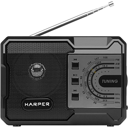 Радиоприемник HARPER HRS-440 черный