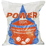 Соль таблетированная 25 кг "BSK POWER PROFESSIONAL" NaCL 99,95 %, 00024758, BSK Salt