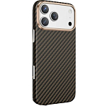 Задняя накладка KEEPHONE KEVILAR DIAGO MAGSAFE CASE для iPhone 17 PRO MAX (BRONZE)