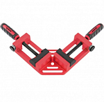 Струбцина угловая, быстрозажимная, 65/65 мм, двухкомпонентные обрезиненные рукоятки// Matrix