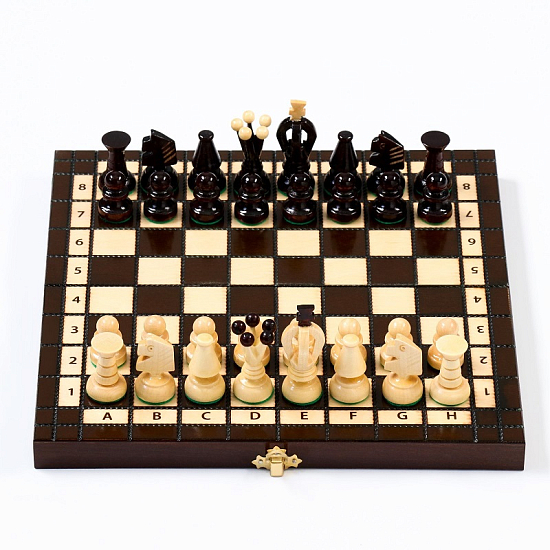 Шахматы "Королевские", 28 х 28 см, король h=6 см, пешка h-3 см 4963443
