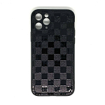 Силиконовый чехол NONAME TOP для iPhone 11 Pro под кожу черный глянец