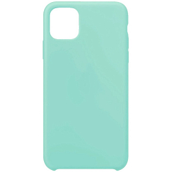 Силиконовый чехол SILICONE CASE для iPhone 14 Pro Max, мятный (не оригинал)