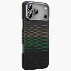 Задняя накладка KEEPHONE KEVILAR SEANOVA MAGSAFE CASE для iPhone 17 PRO (STARRY BLACK)