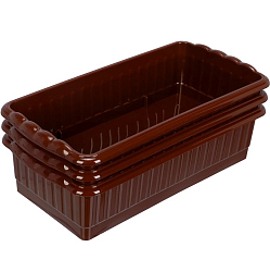 Поддон для рассады 322х166х82 мм, пластиковый, 3 шт, под 8 горшочков 250 мл.// Palisad 643442