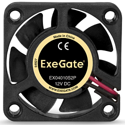 Вентилятор для ПК ExeGate EX04010S2P, 40x40x10 мм, подшипник скольжения, 2pin, 5500RPM, 22dBA