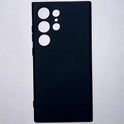 Задняя накладка ZIBELINO Soft Case для Samsung Galaxy S24 Ultra (черный)