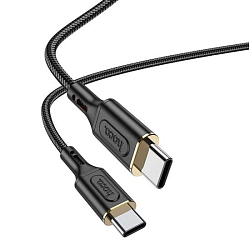 Кабель USB <--> Type-C  1.0м HOCO X95 Goldentop, чёрный