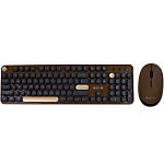 Клавиатура+мышь БП AULA AC306 Coffee-Black