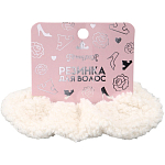 Резинка для волос плюшевая, Принцессы, белая 10896044