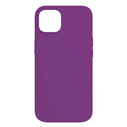 Силиконовый чехол STR для iPhone 13 тонкий (лиловый)