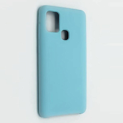 Задняя накладка ZIBELINO Cover Slide для Samsung Galaxy S21 (бирюзовый)