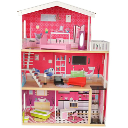 Дом для кукол Demi Star с аксессуарами 10 шт. OC-DH-004A