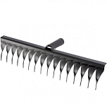 Грабли стальные, 16 витых зубьев, без черенка// Сибртех 61750