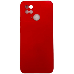 Задняя накладка SILICONE COVER для Xiaomi Redmi 10C Красный