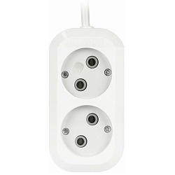 Сетевой удлинитель  2.0м SMARTBUY SBE-10-5-02-N, 5 розеток, 10А/2,2кВт без заземления ПВС 2х1,0