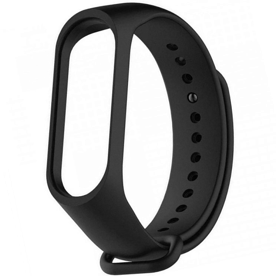 Силиконовый ремешок NONAME для Xiaomi Mi Band 8 черный