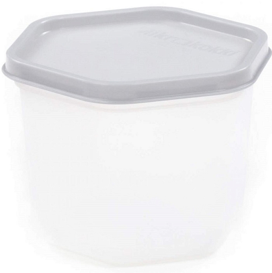 Контейнер Dolcezza №117 с крышкой, 0,75л (бесцветный, крышка дымчатая)