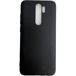 Задняя накладка ZIBELINO Soft Matte для Xiaomi Redmi Note 8 Pro черная
