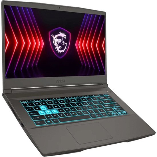 Ноутбук игровой 15.6" MSI Thin 15 B13UCX-2649XRU (Intel Core i5-13420H/ 8 ГБ/ SSD 512 ГБ/ RTX 2050/ DOS) (9S7-16R831-2649), серый