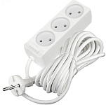 Сетевой удлинитель  5.0м DOMTOK 3гн.,ПВС 2*1  2,2кВт б/з