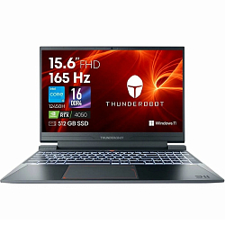 Ноутбук игровой 15.6" Thunderobot 911 X Wild Hunter G2 L (JT009500ERU) (Core i5-12450H/ 16GB/ SSD 512GB/ RTX 4050 6GB/ Win11), серый
