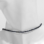 Чокер шар №2 гранёный "Обсидиан", 38см+5см удлинитель 10207618