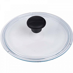 Крышка стеклянная 20см HAUSMANN HM-CK-01 200KR, ручка Soft touch