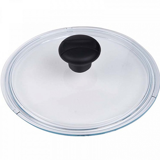 Крышка стеклянная 20см HAUSMANN HM-CK-01 200KR, ручка Soft touch