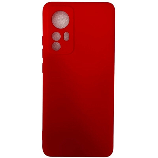 Задняя накладка SILICONE COVER для Xiaomi 12X 5G №17 Красный