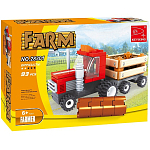 Конструктор KEYIXING Лесозаготовочный грузовик, 93 детали 1283701