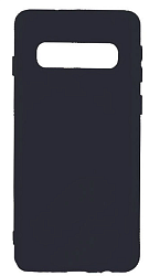 Задняя накладка XIVI для SAMSUNG Galaxy S10, SC, матовая, №1, чёрный