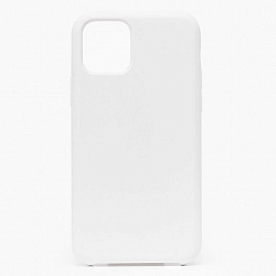 Задняя накладка SILICONE CASE для iPhone 11 Pro Max, белый