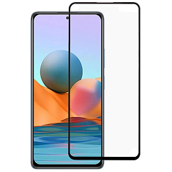 Противоударное стекло NONAME для XIAOMI Redmi Note 10/10S, SUPER, черное