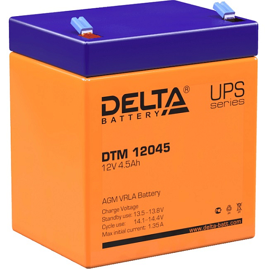 Батарея Delta DTM 12045 (12V, 4.5Ah)