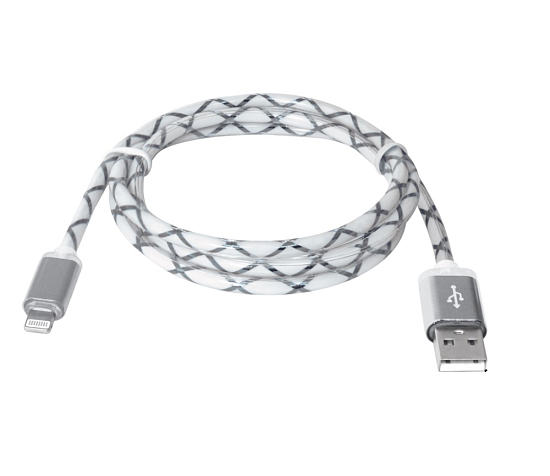 Кабель USB <--> Lightning  1.0м DEFENDER ACH03-03LT cерый
