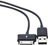 Кабель USB <--> iPhone 4  1.0м WALKER C110 черный, в пакете