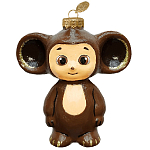 Ёлочное украшение "Чебурашка", в подарочной упаковке, h-9 см ФУ4-2212