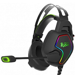 Наушники SMARTBUY RUSH AMBITION (SBHG-6200) черные/зеленые