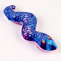 Магнит новогодний мягкий «Змея», синяя 10423629