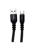 Кабель USB <--> Type-C  2.0м FAISON FX1 чёрный