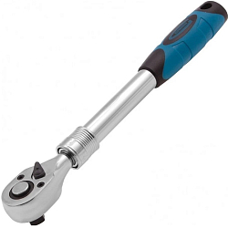 Ключ телескопический трещоточный 1/2" GROSS 14070, 305-445мм, CrV хоромир, 2х комп. рукоятка