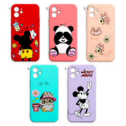 Задняя накладка HOCO для iPhone 12 TPU цветной с картинками